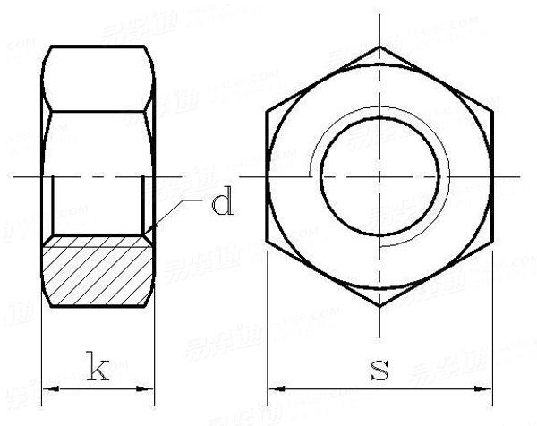 JIS B1186 কার্বন ইস্পাত হেক্স হেড গ্রেড F 8T স্টিল নাট বোল্ট 1