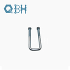galvanized square card right Angle U-bolt lengthened U-screw riding clamp fixed pipe buckle M6-M10